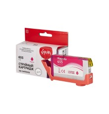 Струйный картридж Sakura CZ111AE (№655 Magenta) для HP, пурпурный, 11 мл., 600 к.