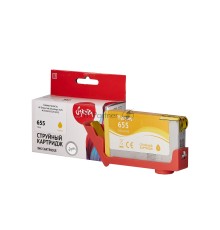 Струйный картридж Sakura CZ112AE (№655 Yellow) для HP, желтый, 11 мл., 600 к.