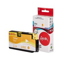 Струйный картридж Sakura CZ132A (№711 Yellow) для HP, желтый, 26 мл.