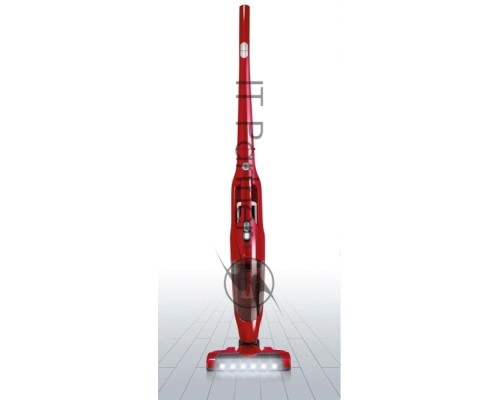 Пылесос вертикальный Gorenje SVC252GFR красный, питание от аккумулятора, 22 Вт, уборка сухая, пылесборник 0.5 л