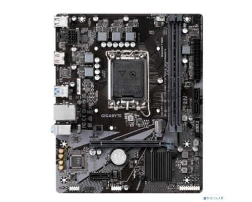 Материнская плата GIGABYTE H610M K DDR4 V2.0, LGA 1700, Intel H610, 2xDDR4, 2xSATA, 1xM.2, 1xPCI-E 4.0 x16, 1xPCI-E x1, 1xHDMI, 1x 1Gb LAN, 2xUSB-A 3.2 Gen 1, 4xUSB-A 2.0, 3x 3.5 мм, 7.1, Micro-ATX