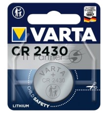 Батарейка Varta ELECTRONICS CR2430 BL1 Lithium 3V (6430) (1/10/100)