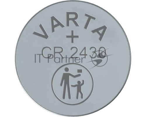 Батарейка Varta ELECTRONICS CR2430 BL1 Lithium 3V (6430) (1/10/100)