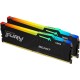 Оперативная память Kingston 16GB DDR5 6000 DIMM FURY Beast RGB EXPO Gaming Memory KF560C36BBEAK2-16 Non-ECC,  CL36 , 1.35V, (Kit of 2) 1RX16 36-38-38  288-pin 16Gbit, RTL