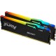 Оперативная память Kingston 16GB DDR5 6000 DIMM FURY Beast RGB EXPO Gaming Memory KF560C36BBEAK2-16 Non-ECC,  CL36 , 1.35V, (Kit of 2) 1RX16 36-38-38  288-pin 16Gbit, RTL