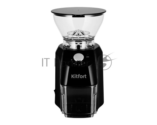 Кофемолка Kitfort КТ-791 160Вт сист.помол.:жернова вместим.:200гр черный