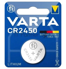 Батарейка Varta ELECTRONICS CR2450 BL1 Lithium 3V (6450) (1/10/100)