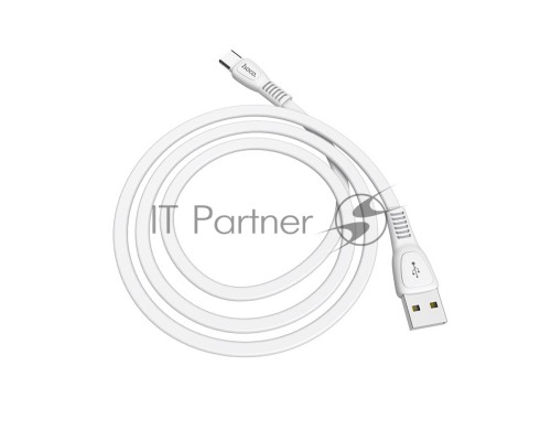 Кабель HOCO USB X40 Noah для Type-C, 2.4А, длина 1 м, белый
