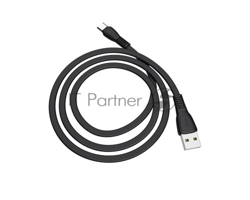 Кабель HOCO USB X40 Noah для Type-C, 2.4А, длина 1 м, черный