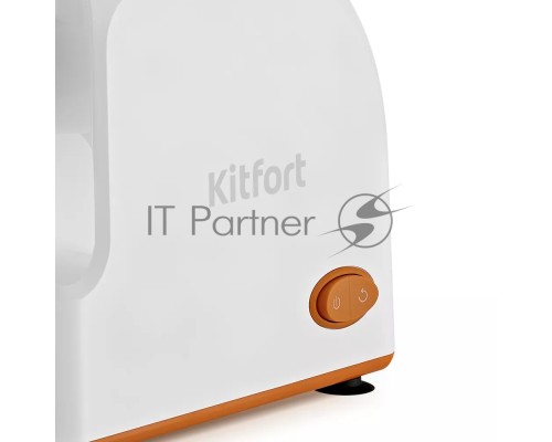 Мясорубка Kitfort КТ-2113-1 1000Вт белый/оранжевый