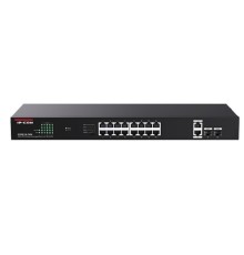 IP-COM G1120P-16-150W Коммутатор PoE неуправляемый  18-Ports 10/100/1000 Base-T + 2-Ports 1000 Base-X SFP / 16-Ports PoE (PoE бюджет 135W)