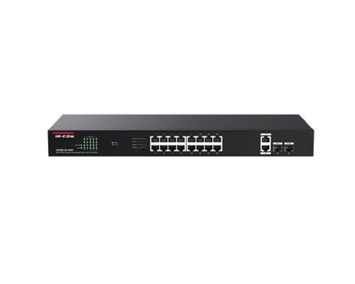 [Сетевое оборудование] IP-COM G1120P-16-150W Коммутатор PoE неуправляемый  18-Ports 10/100/1000 Base-T + 2-Ports 1000 Base-X SFP / 16-Ports PoE (PoE бюджет 135W)
