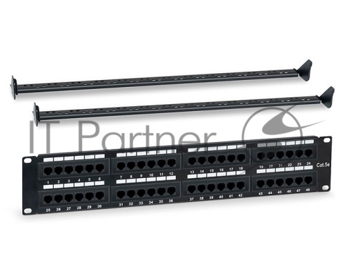 Патч-панель Hyperline WRLine WR-PL-48-C5E-D 19