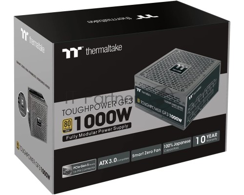 Блок питания Toughpower GF3 1000 TPD-1000AH3FCG 1000W, 80 Plus Gold, Fully Modular (12+4 pin PCIe Gen 5) (534031) Блок питания Toughpower GF3 1000 TPD-1000AH3FCG 1000W, 80 Plus Gold, Fully Modular (12+4 pin PCIe Gen 5) (534031)