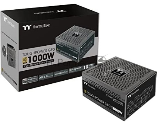 Блок питания Toughpower GF3 1000 TPD-1000AH3FCG 1000W, 80 Plus Gold, Fully Modular (12+4 pin PCIe Gen 5) (534031) Блок питания Toughpower GF3 1000 TPD-1000AH3FCG 1000W, 80 Plus Gold, Fully Modular (12+4 pin PCIe Gen 5) (534031)