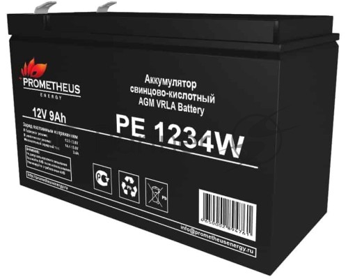 Батарея для ИБП Prometheus Energy PE 1234W 12В 9Ач Батарея для ИБП Prometheus Energy PE 1234W 12В 9Ач