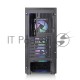 Компьютерный корпус Thermaltake S200 TG ARGB CA-1X2-00M1WN-00 /Black/Win/SPCC/Tempered Glass*1/120mm ARGB Lite Fan*3/Brown Box