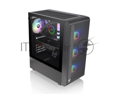 Компьютерный корпус Thermaltake S200 TG ARGB CA-1X2-00M1WN-00 /Black/Win/SPCC/Tempered Glass*1/120mm ARGB Lite Fan*3/Brown Box Компьютерный корпус Thermaltake S200 TG ARGB CA-1X2-00M1WN-00 /Black/Win/SPCC/Tempered Glass*1/120mm ARGB Lite Fan*3/Brown Box