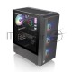 Компьютерный корпус Thermaltake S200 TG ARGB CA-1X2-00M1WN-00 /Black/Win/SPCC/Tempered Glass*1/120mm ARGB Lite Fan*3/Brown Box