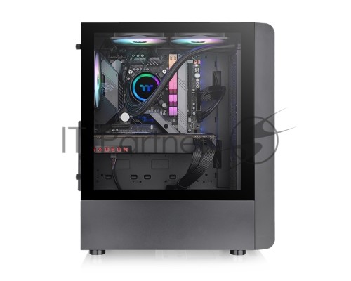 Компьютерный корпус Thermaltake S200 TG ARGB CA-1X2-00M1WN-00 /Black/Win/SPCC/Tempered Glass*1/120mm ARGB Lite Fan*3/Brown Box Компьютерный корпус Thermaltake S200 TG ARGB CA-1X2-00M1WN-00 /Black/Win/SPCC/Tempered Glass*1/120mm ARGB Lite Fan*3/Brown Box