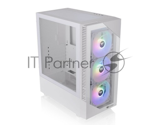 Корпус Thermaltake View 200 TG ARGB Snow CA-1X3-00M6WN-00 /White/Win/SPCC/Tempered Glass*1/120mm ARGB Lite Fan*3/Brown Box Корпус Thermaltake View 200 TG ARGB Snow CA-1X3-00M6WN-00 /White/Win/SPCC/Tempered Glass*1/120mm ARGB Lite Fan*3/Brown Box