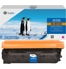 Картридж лазерный G&G 212X GG-W2123X пурпурный (10000стр.) для HP Color LJ M554/M555/578 Enterprise