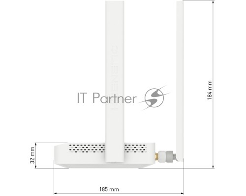 Роутер беспроводной Runner 4G (KN-2211) с модемом 4G, Mesh Wi-Fi N300 и 4-портовым Smart-коммутатором