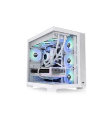 Корпус Thermaltake View 380 TG ARGB белый без БП ATX 6x120mm 2x140mm 1x200mm 2xUSB3.0 audio bott PSU