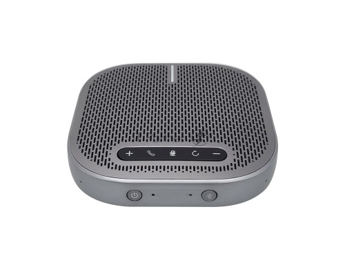 Спикерфон Infobit [iSpeaker M300] для переговорных комнат (15-30кв.м.) на 6-12 человек: AEC, AGC, NS, USB 2.0, Bluetooth (5.0), 4 всенаправленных микрофонных массива. Макс. расстояние-6 м. AUX (3,5 мм jack), USB (1хType-A, 1хType-C). 124мм х 24мм х 32мм.