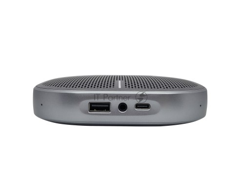 Спикерфон Infobit [iSpeaker M300] для переговорных комнат (15-30кв.м.) на 6-12 человек: AEC, AGC, NS, USB 2.0, Bluetooth (5.0), 4 всенаправленных микрофонных массива. Макс. расстояние-6 м. AUX (3,5 мм jack), USB (1хType-A, 1хType-C). 124мм х 24мм х 32мм.