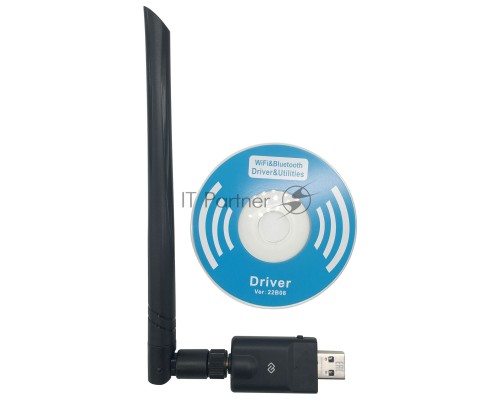 Сетевой адаптер WiFi + Bluetooth Digma DWA-BT5-AC1300E AC1300 USB 3.0 (ант.внеш.съем) 1ант. (упак.:1шт)
