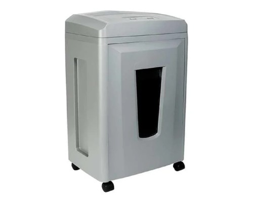 [Гелеос уничтожители] ГЕЛЕОС Уничтожитель документов УП26-7+ серый (секр.P-7) фрагменты 6лист. 26лтр. пл.карты CD