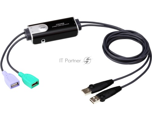 Переключатель ATEN 2-Port USB Boundless Cable KM Switch