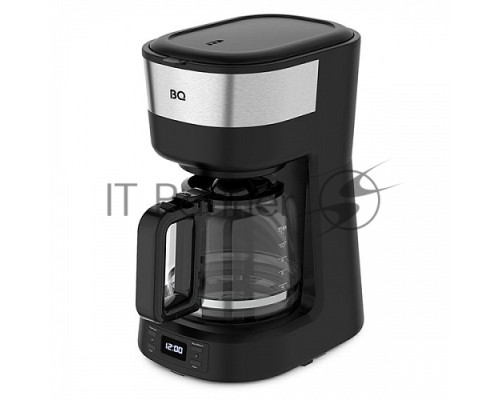 Кофеварка капельная  BQ CM1000 черный-стальной, исп. кофе - молотый, 1.2 л, 900 Вт.