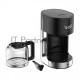 Кофеварка капельная  BQ CM1001 черный-стальной, исп. кофе -  молотый, 1.5 л, 900 Вт.