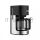 Кофеварка капельная  BQ CM1001 черный-стальной, исп. кофе -  молотый, 1.5 л, 900 Вт.