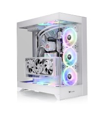 Корпус Thermaltake CTE E550 TG белый без БП ATX 3x140mm 2xUSB3.0 audio bott PSU