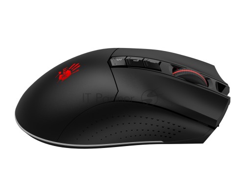 Мышь беспроводная A4Tech Bloody R90 Plus черный, 5000 dpi, радиоканал, USB, кнопки - 8