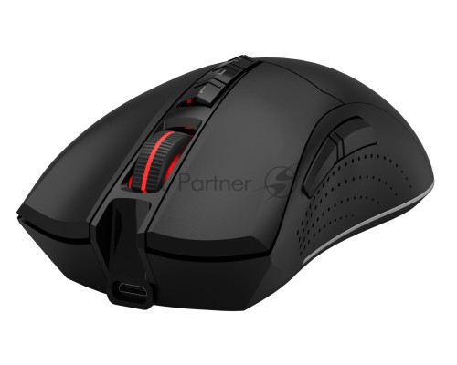 Мышь беспроводная A4Tech Bloody R90 Plus черный, 5000 dpi, радиоканал, USB, кнопки - 8
