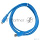 Кабель удлинительный VCOM VUS7065-1M USB3.0 Am-Af 1m
