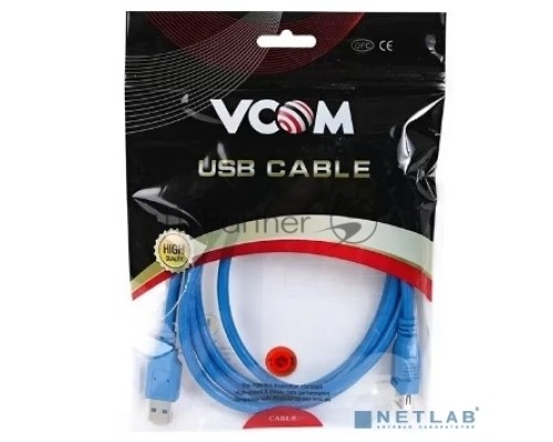 Кабель удлинительный VCOM VUS7065-1M USB3.0 Am-Af 1m
