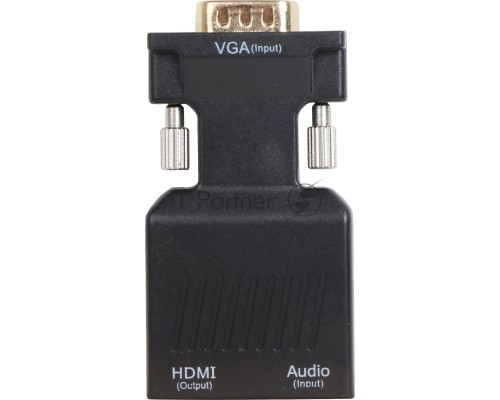 Переходник VCOM CA337A VGA(M)+audio+microUSB --> HDMI(F)1080*60Hz