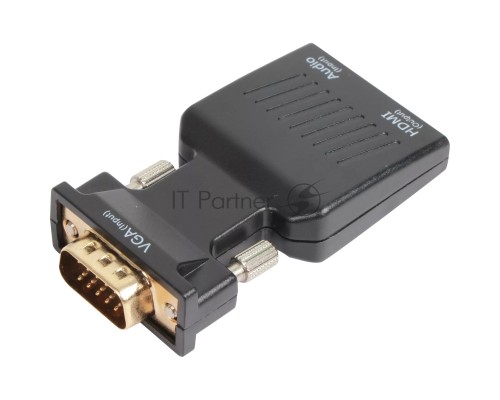 Переходник VCOM CA337A VGA(M)+audio+microUSB --> HDMI(F)1080*60Hz