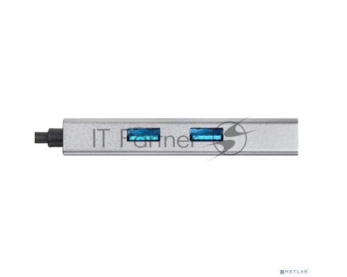 Адаптер VCOM CU459 Type-Cm --> RJ-45+2USB3.0(f) + PD100 Вт  Alum  Shell VCOM <CU459>