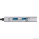 Адаптер VCOM CU459 Type-Cm --> RJ-45+2USB3.0(f) + PD100 Вт  Alum  Shell VCOM <CU459>
