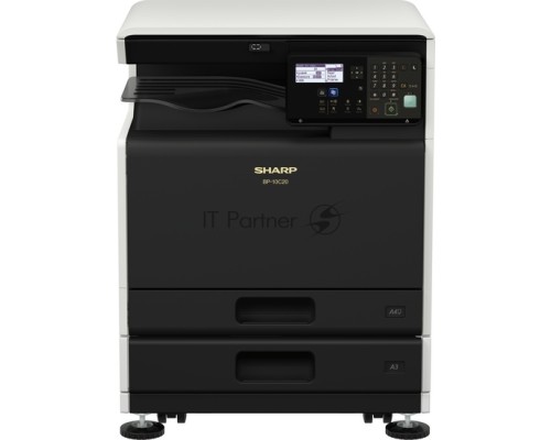 МФУ лазерный Sharp BP-10C20T, A3, цветной, печ. 20 стр./мин. (А4) 12 стр./мин. (А3), 600x600 dpi, USB 2.0, Ethernet