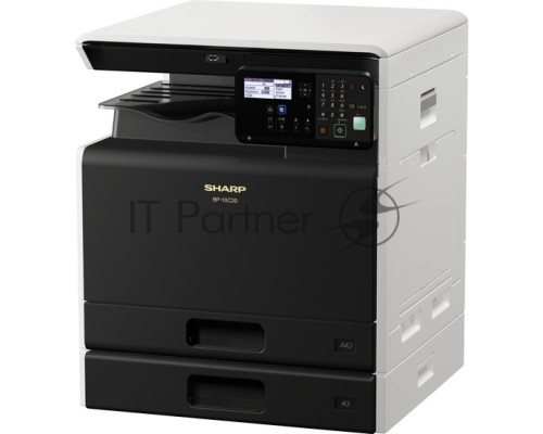 МФУ лазерный Sharp BP-10C20T, A3, цветной, печ. 20 стр./мин. (А4) 12 стр./мин. (А3), 600x600 dpi, USB 2.0, Ethernet