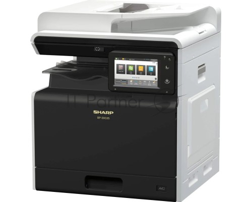 МФУ лазерный Sharp BP-10C20T, A3, цветной, печ. 20 стр./мин. (А4) 12 стр./мин. (А3), 600x600 dpi, USB 2.0, Ethernet
