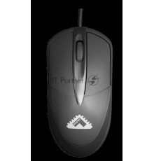 Мышь проводная БЕШТАУ М100РУ черный, 1600 dpi, USB, кнопки - 3
