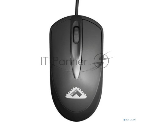 Мышь проводная БЕШТАУ М100РУ черный, 1600 dpi, USB, кнопки - 3